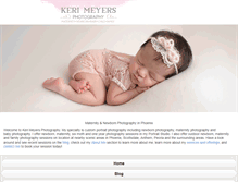 Tablet Screenshot of kerimeyersphotography.com